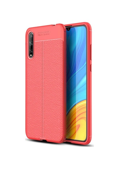 Cosmotex Newface Huawei P Smart S Kılıf Auto Focus Kapak - Kırmızı