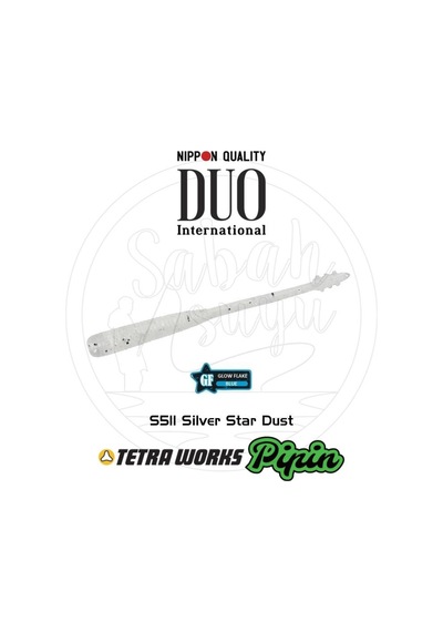Duo Tetra Works Pipin Lrf Silikon 45Mm. S511 Silver Stardust