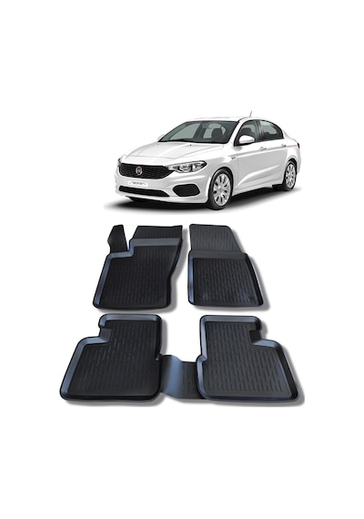 Fiat Egea Paspas Sedan 2015 2022 Arası 3D Havuzlu Wöller Paspas