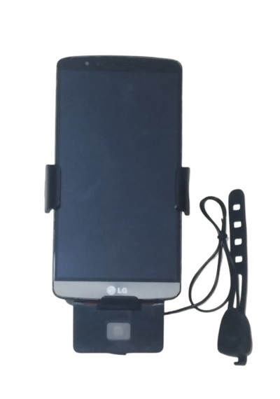 Bisiklet Far 160 Lumen + Korna 130 Desibel + Telefon Tutucu Siyah - Kırmızı