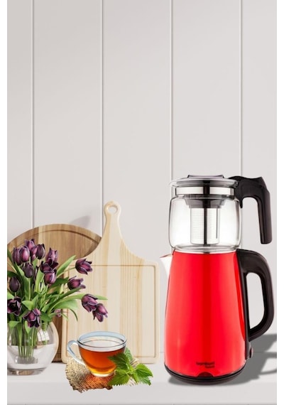 Bambum Teatech Cam Demlikli 2 L Çay Makinası Su Isıtıcı Kettle
