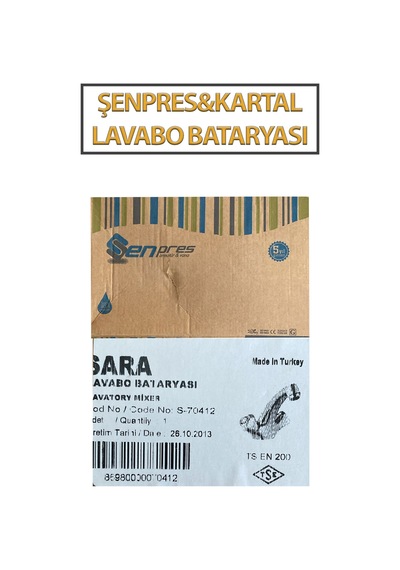 Şenpren Kartal Model Lavabo Bataryası Krom Dayanıklı Banyo Lavabo Musluğu Krom