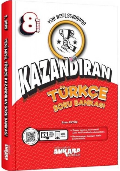 8. Sınıf Türkçe Kazandıran Soru Bankası - Ceren Akyüz - Ankara Yayıncılık