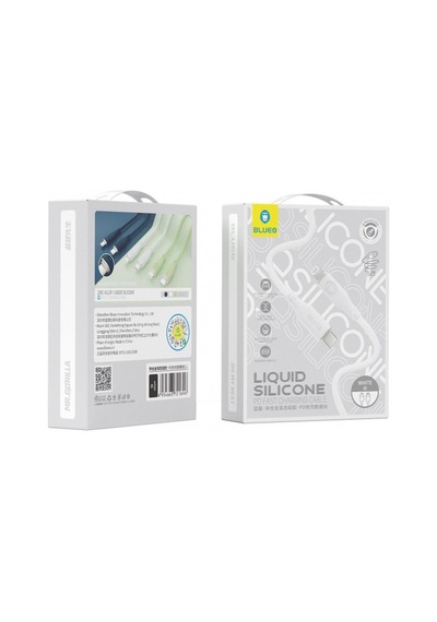 B Liquid Silicone Elastik Pd Fast Usb-c Type-c To Type-c 1.2m Yumuşak Data Hızlı Şarj Veri Kablosu