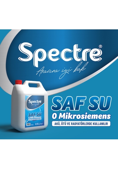 Spectre Mavi Antifriz 3 Litre Distile Saf Su 5 Litre