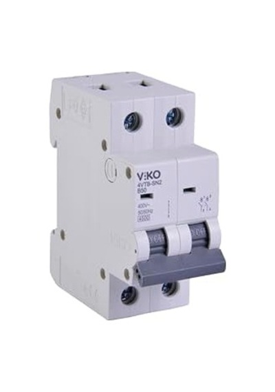 4vtb-2b50 Otomatik Sigorta 4,5ka B Tipi 2 Kutup 50a