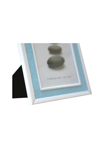 10X15 Koton Desenli Metal Fotoğraf Çerçevesi