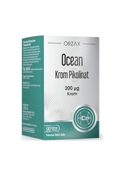 Orzax Krom Pikolinat 20 Mcg 90 Kapsül