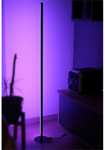 Tr Rgb Dekoratif Köşe Led Lambader Işık Kumandalı 16 Renk Ayaklı Led Işık 120 Cm Abajur Gece Lambası Diğer