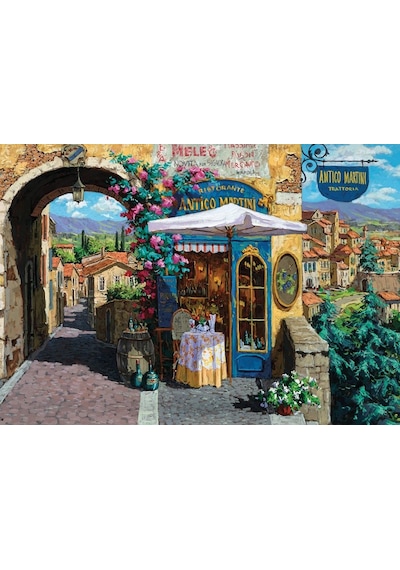 Ks Games 2000 Parça Ristorante Antico Martini Puzzle Victor Shvai