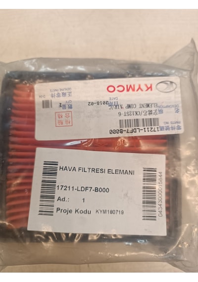 Kymco Agılıty 125 Hava Filitre