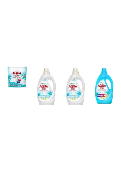 Aquabor Doğal Mineralli Tablet + Sıvı Beyaz + Sıvı Beyaz + Sıvı Renkliler 4 Lü Set 69400949