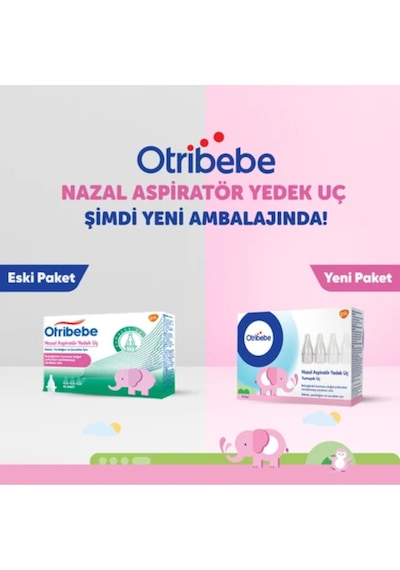 Otribebe Nazal Aspiratör Yedek Ucu 10'lu 2 Adet
