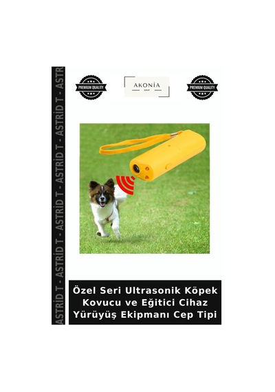 Özel Seri Ultrasonik Köpek Kovucu Ve Eğitici Cihaz Yürüyüş Ekipmanı Cep Tipi