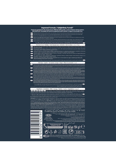 Arko Men Tıraş Köpüğü ırritation & Black 4x200 Ml