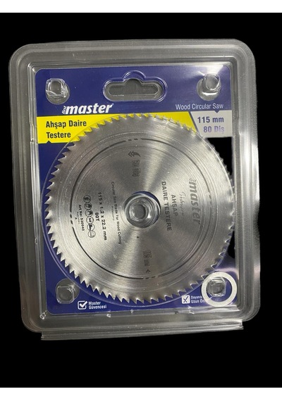 Master Ahşap Daire Testere 115mm 80 Diş
