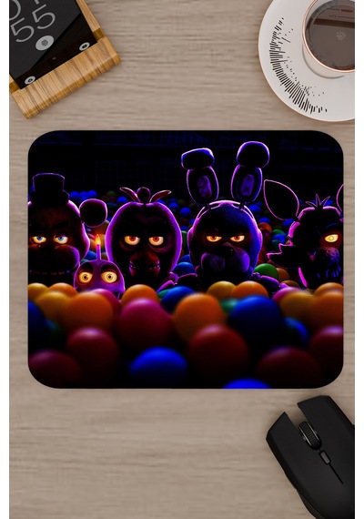 Five Nights At Freddy's Dikişli Kauçuk Oyuncu Mousepad V3 - 22x18 Gaming Mouse Pad