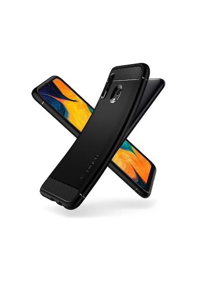 Spigen Galaxy Uyumlu A30 Kılıf ,spigen Rugged Armor Matte Black