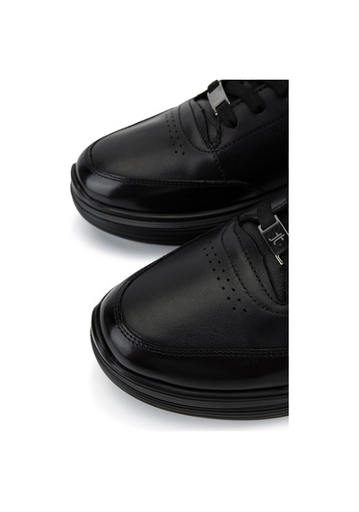 Tamer Tanca Erkek Hakiki Deri Siyah Sneakers & Spor Ayakkabı 1237 23088 Erk Ayk Sk26-27 Sıyah