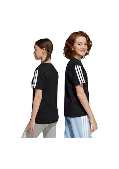 Adidas J 3s Tee 160 Çocuk Günlük Tişört Jd6487 Siyah