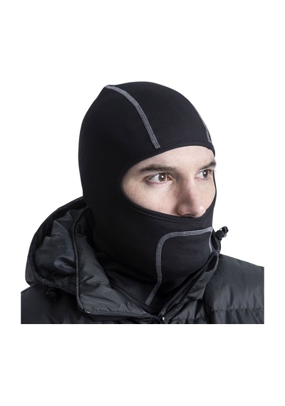 Trespass Moulder - Adults Balaclava Unisex Siyah Kar Maskesi Blk Siyah