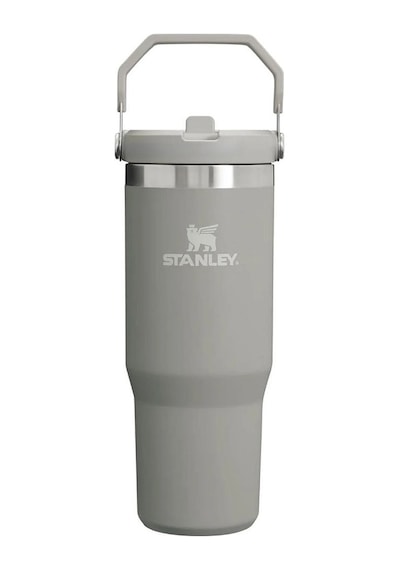 Stanley The Iceflow Flip Straw 0.89 L Pipetli Termos Bardak Gri