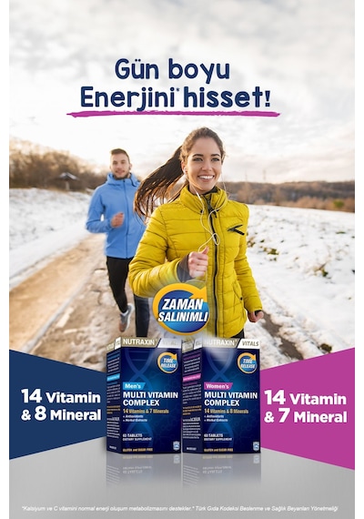 Nutraxin Women's Multi Vitamin Complex 60 Tablet 2 Adet