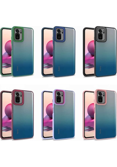 Xiaomi Poco M5S Kilif Zore Flora Buton,Kenar Çevresi Renkli Kilif 559360906