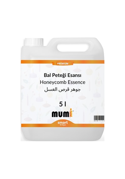Premium Bal Peteği Mum Esansı 5 Litre Şeffaf