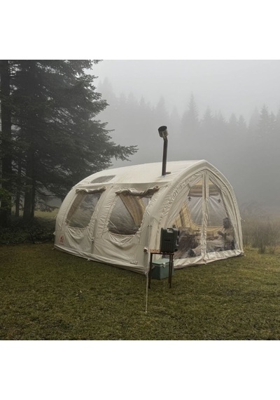 Shufa Glamping Tekne Şekilli Çadır 400x350x220 Cm Çok Renkli