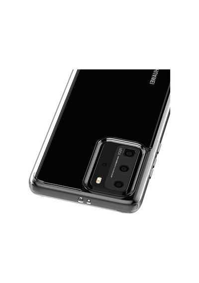 Huawei P40 Pro Kılıf Zore Coss Şeffaf Sert Silikon Kılıf Renksiz