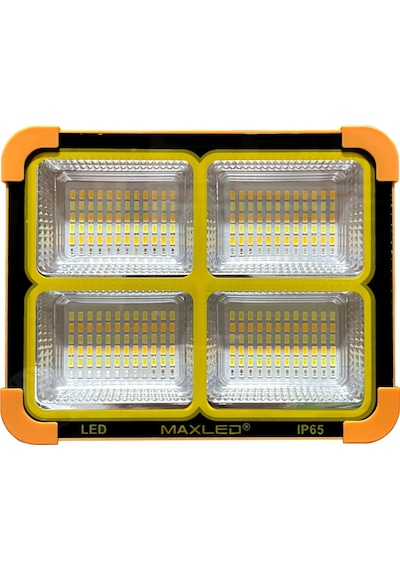 Maxled Mx-9020 200w Taşınabilir Şarjlı Solar Led Projektör 3 Renk
