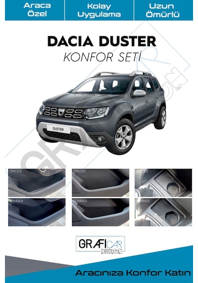 Dacia Duster Konfor Seti-Araç İçi Ses  Kaplama 2018-2022
