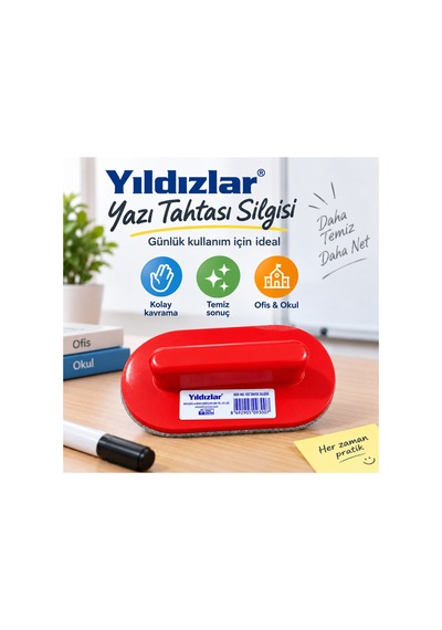 Tahta Silgisi 1 Adet Çoklu Renk Cok Renkli
