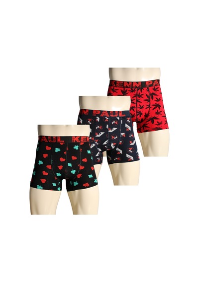 Kenn Paul 3'lü Erkek Desenli Pamuklu Lüks Boxer Yumuşak Kumaş Rahat Boxer Çok Renkli Kenn Paul 3'lü Erkek Desenli Pamuklu Lüks Boxer Yumuşak Kumaş Rahat Boxer Çok Renkli