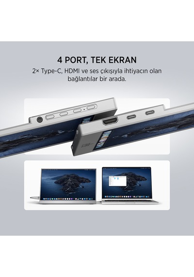 James Donkey Jdp Air 15.6'' 60hz Ips Fhd Type C/hdmı Taşınabilir Monitör Ölü Pikselde Anında Değişim