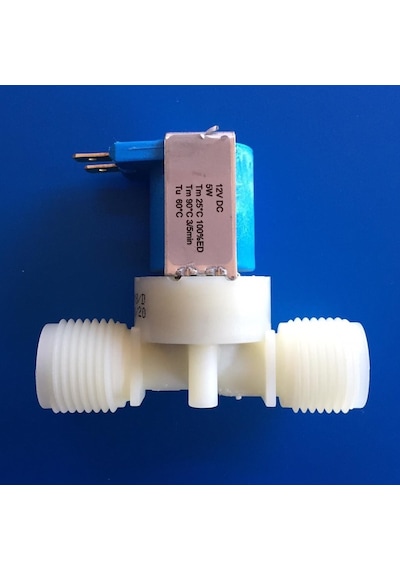 Tekli Su Ventili, 12V Dc, Selenoid Vana, 1/2" Giriş Ve Çıkış - 432330835