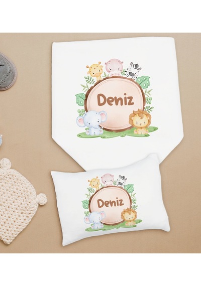 Bk Kids Kişiye Özel İsimli Bebek Battaniye Ve Yastık Hediye Seti, Yeni Doğan Bebek Hediyesi, Bebek Uyku Seti-23 Bk Kids Kişiye Özel İsimli Bebek Battaniye Ve Yastık Hediye Seti, Yeni Doğan Bebek Hediyesi, Bebek Uyku Seti-23