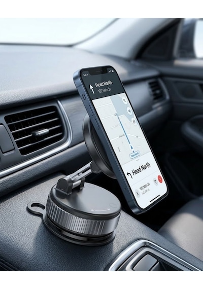 Araç İçi Manyetik Navigasyon Telefon Tutucu Güçlü Mıknatıslı Stand Renkli
