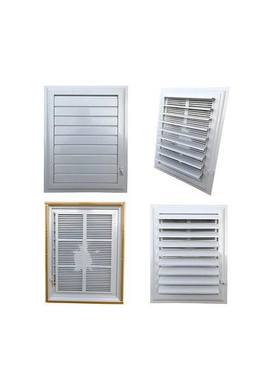 Klc Havalandırma Menfezi Banyo Wc Tuvalet Menfez Plastik Panjur Gri 25x45 Cm.