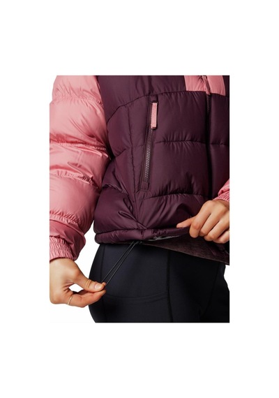 Columbia Pike Lake Cropped Kadın Mont Bordo
