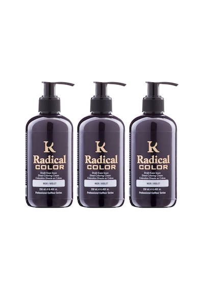 Radical Color New 25/violet Amonyaksız Su Bazlı Saç Boyası 250 Ml 3 Adet Mor