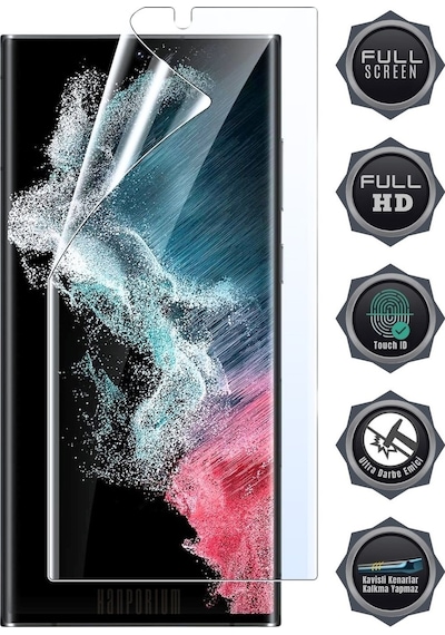 OnePlus 7 Pro Uyumlu Ekran Koruyucu Esnek Nano Hydrogel Film - Extra Darbe Koruma - Tam Kaplar