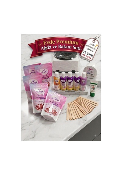Evde Premium Ağda Ve Bakım Seti 14 Parça