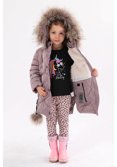 Benitto Kids Kız Çocuk Mont 51278-Lila