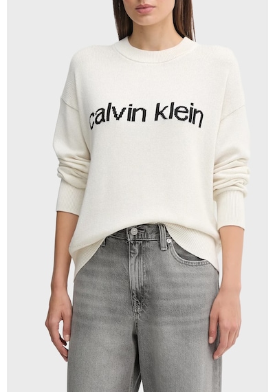 Calvin Klein Bayan Kazak Lv047c311g Yas Beyaz Beyaz