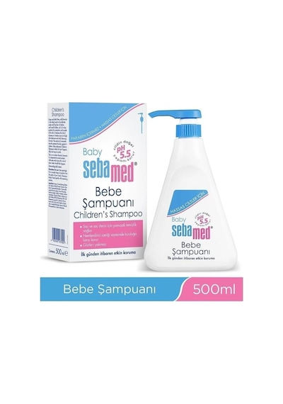 Baby Ph 5.5 Göz Yakmayan Formül Nemlendirici Etkili Papatya Özütlü Bebek Şampuanı 500 Ml Açik Gri