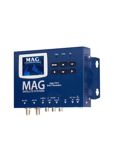 Mag Mg-17313 Lcd Ekranlı Hd-rf Converter Full Hd Dvb-t Encoder Modülatör Dvb-t/av/hdmı