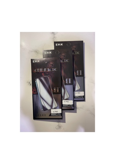 3 Adet Apple Uyumlu iPhone Xs Uyumlu 9d Ceramics Ekran Koruyucu