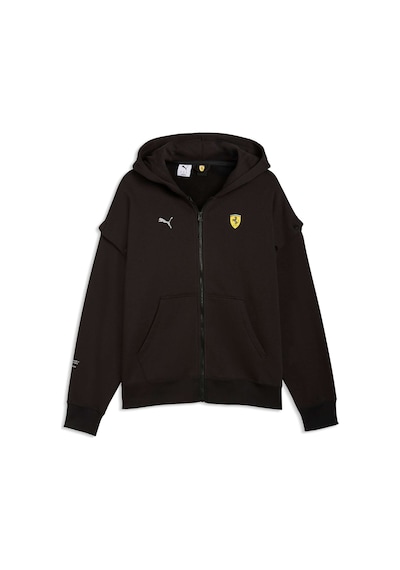 Puma Scuderıa Ferrarı Premıum Erkek Geniş Kesim Kapüşonlu Sweatshırt 634226 01 Siyah